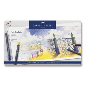 Kredki Faber-Castell 114736 Goldfaber blaszane pudełko, 36 kolorów